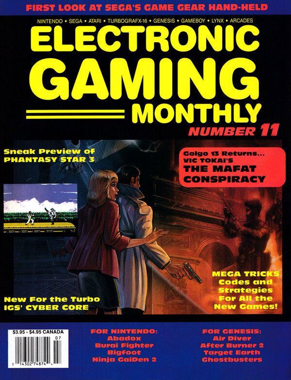 Electronic Gaming Monthly Issue 11 (June 1990) cover